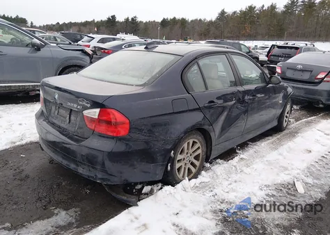 2007 BMW 328Xi z USA, uszkodzony, nr VIN WBAVC735X7KP35111